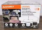 Sunforce Led Solar Powered Motion Activated Security Light 1500 Lumens W/ Panel Open. Price: $24.99.