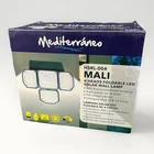 Mediterraneo HSRL-004 Mali Head Led Solar Wall Flood Light New Open Box. Price: $107.99.