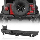 Rear Back Bumper W/ Led Lights Fit 1987-2006 Jeep Wrangler Yj Tj Textured Steel New. Price: $219.89.