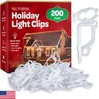 Sewanta All-purpose Holiday Light Clips Set Of 200 Christmas Outdoor New. Price: $34.56.