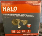 Halo Bronze Motion Activated Twin Head Floodlight Security MS185R New. Price: $34.95.