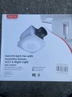 Orein 160CFM Bath Fan With Humidity Sensor ,3CCT&NIGHT Light 18W New. Price: $119.00.