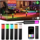 40%OFF Lumary 6 Smart Pathway Lights 2100LM, Rgbai/cool/warm White, Aluminum New. Price: $116.00.