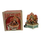 Vintage Enesco Visit With Santa Music Box W/ Motion & Lights Working Used. Price: $105.00.