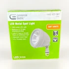 Commercial Electric Led Metal Spot Light 1100LM Gray Soft White 3000K Wet Rated New. Price: $18.00.