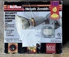 Heath Zenith SL-5408 Motion Sensor Security Light 110 Degree Detect Zone Gray Open. Price: $19.00.
