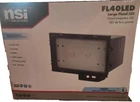 Nsi FL40LED Outdoor Large Flood Light, 40W, 4700K, 120/277V, Bronze. Bright New. Price: $35.00.