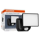 Sylvania Motion-sensing Battery Powered Led Black Security Floodlight 66946 New. Price: $28.95.