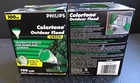 2 Philips Colortone Green 100W PAR38 Flood Light Bulb 3/4 Indoor/out 811686 Open. Price: $19.99.