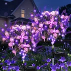 Solar Garden Lights Outdoor, 2 Pack Purple Lavender Butterfly Ga... New. Price: $36.63.