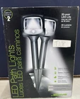 Nib Mr. Beams MB572 Pack 35 Lumen Wireless Motion Led Path Lights Brown New. Price: $28.00.