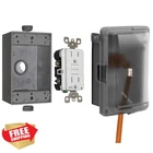 Sigma 16801 Weatherproof Outlet Kit Gfci Receptacle New. Price: $61.99.