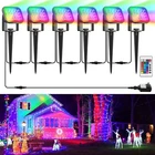Outdoor 6PCS Led Rgb Color Spotlights Landscape Garden Pathway Wall Lamps New. Price: $36.99.