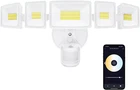 5 Heads 120W 12000LM Smart Led Security Lights Motion Sensor Outdoor, App Contro New. Price: $143.32.
