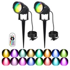 Vamnee Christmas Spotlights Outdoor, 12W Rgb Color Changing BLACK-2PACK New. Price: $49.99.