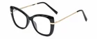 Kendall+kylie KK5156CE Frannie Designer Reading Glasses Gloss Black Gold Cat Eye New. Price: $69.95.