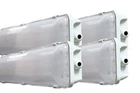 4-PACK Orilis 2 Ft. 36W Vapor Water Tight Hardwired Led Fixture 6500K IP65 New. Price: $289.14.