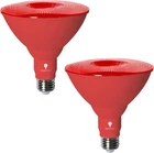2 Pack Bluex Led PAR38 Flood Red Light Bulb - 18W Damp Rated New. Price: $37.95.