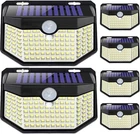 Hmcity Pack 120 Led Solar Motion Sensor Outdoor Wall Lights IP65 3 Modes New. Price: $32.38.