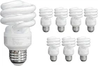 Compact Fluorescent Light Bulbs T2 Spiral, E26 Base, 23W (100W Equivalent), 5000 New. Price: $70.99.