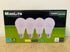 4-768 Pack Maxlite Led Light Bulbs 13W = 100W Watt A19 Soft White 2700K Dimmable New. Price: $254.81.