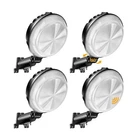 150W 4 Pack Led Barn Light, 20000LM Dusk To Dawn Outdoor Lighting With New. Price: $131.31.