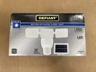 180 White Motion Sensing Security Light Solar Powered Flood Lt 2100 Lumens Open. Price: $68.00.