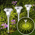 Beau Jardin Solar Pathway Silver Metal 4PACK, New. Price: $42.99.