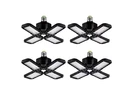 Yansun 80W Led Garage Lights 4-PACK Deformable 4-LEAF 6000K Black New. Price: $49.90.