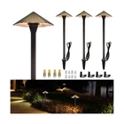 Coloer Solid Cast Brass Pathway Lights, 12V Low Voltage Landscape Lighting Le... New. Price: $181.25.