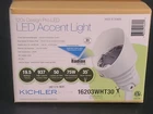 Kichler 19.5W Led White Accent Light 3000K 35 Degree Flood Beam Model 16203WHT30 New. Price: $100.00.