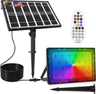 Cly Color Changing Solar Lights With Remote, IP66 Waterproof Outdoor Flood New. Price: $59.25.