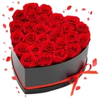 Forever FLOWERS,27 Preserved Roses In Heart Shape Box,eternal Immorta New. Price: $71.80.
