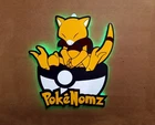 Abra Or Any Pokemon - Customized Led Night Light Sign Birthday Present New. Price: $55.00.