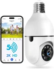 Wesecuu Light Bulb Security Camera -5G& 2.4GHZ Wifi 2K/1-PACK, White New. Price: $41.56.