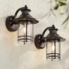 John Timberland Galt 11 1/4" Bronze Motion Sensor Outdoor Lights Set New. Price: $319.98.