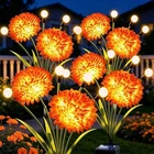 Vookry Solar Flowers Outdoor Waterproof, 4 Pack Garden Lights With Swaying Fi... New. Price: $63.09.