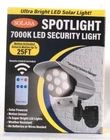 Solasa Ultra Bright 7000K Led Solar Security Spotlight Motion Activated To 25FT New. Price: $41.99.