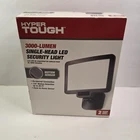 Hyper Tough 3000 Lumen Led Flood Light 120-DEGREE Motion Sensor Black Finish New. Price: $19.99.