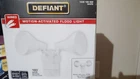 Defiant Dual Brite Flood Light Hardwired Motion Activated 180 White 1009188989 New. Price: $25.00.