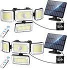 Solar Outdoor Lights Motion Sensor 3500LM 288 Led Security With Rem New. Price: $59.23.