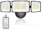 Onforu 100W Smart Led Flood Light 9000LM Wifi Alexa Outdoor Security 3-HEAD 2700 Open. Price: $49.99.