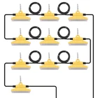 Vevor 100FT Construction String Lights 150W 15000LM Connectable Waterproof New. Price: $99.08.