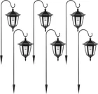 Viewsun 34 Inch Hanging Solar Lights, Shepherd Hook With 6 Pack, White New. Price: $68.92.