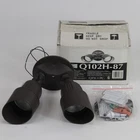 Cordelia Q102H-87 Exterior Quartz Halogen Security Light In Dark Bronze Open. Price: $15.00.