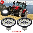 2PC 150W Tractor Oval Led Headlight 12V-24V IP68 Work Fit Various Jcb New. Price: $32.43.