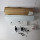 Nuvo Lighting SF77/088 White 24"W Bath Bar With Frosted Glass Shade New Open. Price: $39.99.