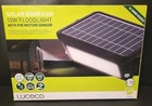 Luceco 10W Solar Flood Light W/pir Motion Sensor No Wiring Waterproof 1080 Lumen New. Price: $49.50.