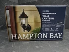 Hampton Bay 14 In 1-LIGHT Black Dusk-to-dawn Outdoor Wall Lantern Sconce Used. Price: $32.99.