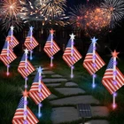 X-giftkey 4TH Of July Decorations Outdoor American Flag Lights, 6-PACK Red Wh... New. Price: $33.41.